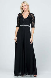 Plus Size Rhinestones Waist Decor A-line Dress, Dresses, $ 120.00, A Moment Of Now™